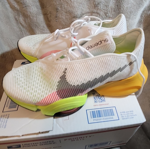 Nike Air Zoom SuperRep 2 X White Pollen Volt DH7916-121 Womens Size 10 New - Picture 5 of 7